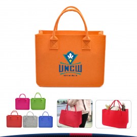 Felt Shopping Bag Logo Imprinted  Felt Shopping Bag Logo Imprinted