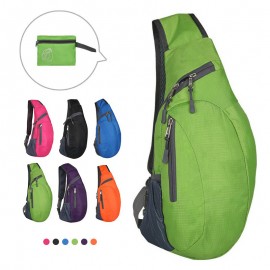 Foldable Sling Bag Custom Embroidered  Foldable Sling Bag Custom Embroidered