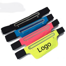 Lycra Sports Waist Bag Logo Imprinted  Lycra Sports Waist Bag Logo Imprinted
