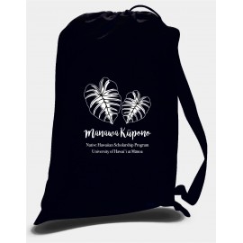 Custom Embroidered Large 12 oz. Color Canvas Drawstring Laundry Bag - 22"x33"
