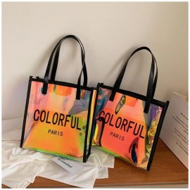 Personalized Pvc Holographic Handbag  Personalized Pvc Holographic Handbag