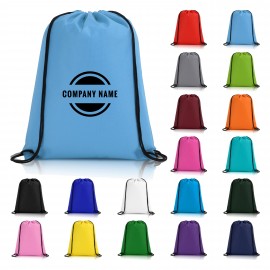 Personalized Non-Woven DrawString Backpack Custom Embroidered  Personalized Non-Woven DrawString Backpack Custom Embroidered