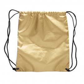Shiny Classic Drawstring Backpacks Custom Printed  Shiny Classic Drawstring Backpacks Custom Printed