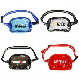 Clear Belt Bag Custom Embroidered  Clear Belt Bag Custom Embroidered
