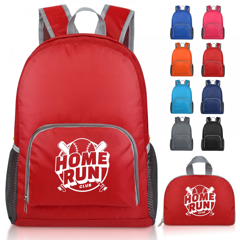 Custom Printed Foldable Sports Daypack Custom Printed Foldable Sports Daypack