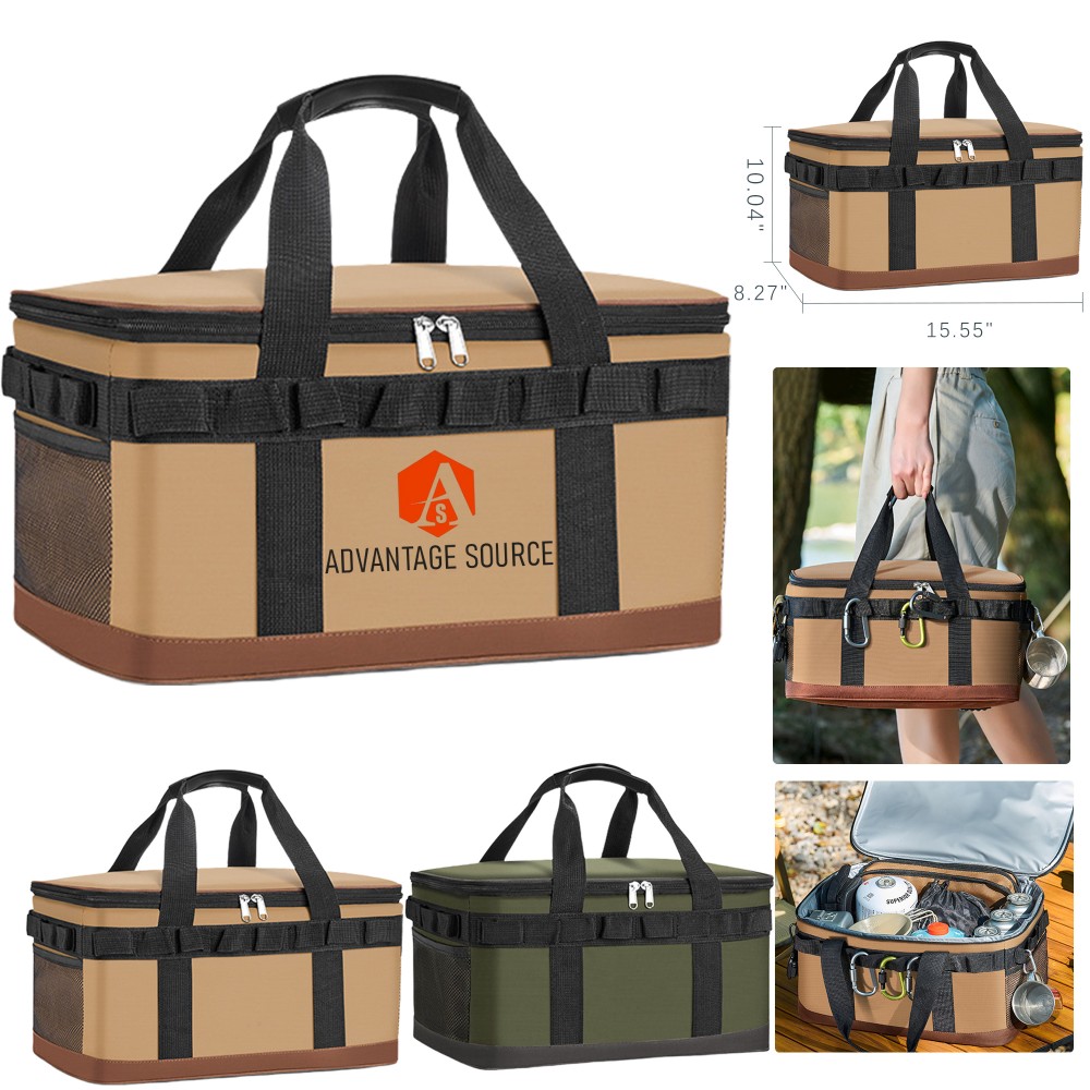 Custom Embroidered 600D Oxford Outdoor Picnic Bag Custom Embroidered 600D Oxford Outdoor Picnic Bag