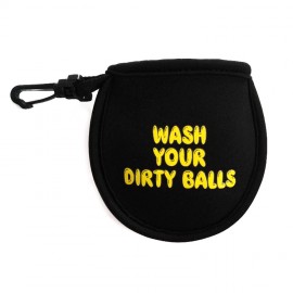Neoprene Golf Ball Washer with Logo  Neoprene Golf Ball Washer with Logo