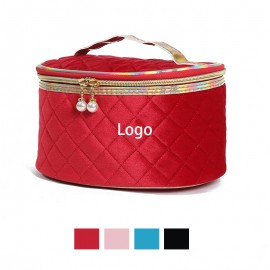 Velvet Argyle Toiletry Bag Cosmetic Bag Custom Printed  Velvet Argyle Toiletry Bag Cosmetic Bag Custom Printed