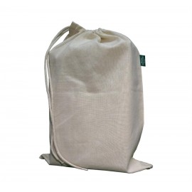 Organic Shoe Bag - 4 Color Process (Natural) Custom Embroidered