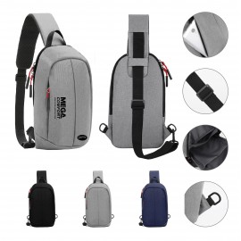 Logo Imprinted Sling Travel Backpack