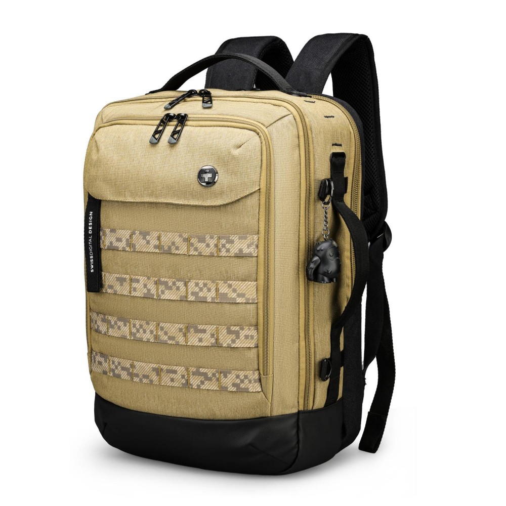 Logo Imprinted SwissDigital BERG RFID Protection Large Travel Backpack Logo Imprinted SwissDigital BERG RFID Protection Large Travel Backpack