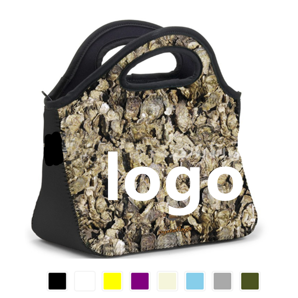 Neoprene Lunch Tote Bag Logo Imprinted