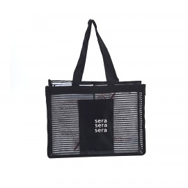 Logo Imprinted Beach Mesh Tote Bag  Logo Imprinted Beach Mesh Tote Bag