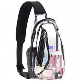 Logo Imprinted Clear PVC Sling Bag  Logo Imprinted Clear PVC Sling Bag