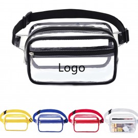 Fanny Pack Clear Bag Custom Embroidered  Fanny Pack Clear Bag Custom Embroidered