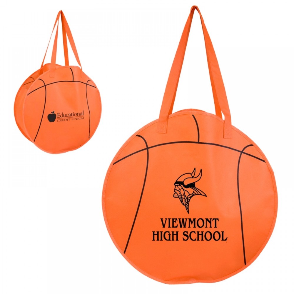 Custom Printed RallyTotes Basketball Tote Custom Printed RallyTotes Basketball Tote