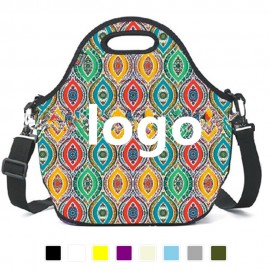 Neoprene Lunch Tote Bag With Adjustable Strap Custom Embroidered  Neoprene Lunch Tote Bag With Adjustable Strap Custom Embroidered