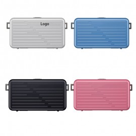 Logo Imprinted Suitcase Shape Waterproof Makeup Bag  Logo Imprinted Suitcase Shape Waterproof Makeup Bag