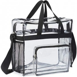 PVC Clear Tote Bag with Front Pocket with Logo