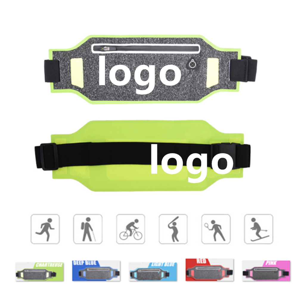 Ultra Light Reflective Sport Waist Bag Custom Printed Ultra Light Reflective Sport Waist Bag Custom Printed