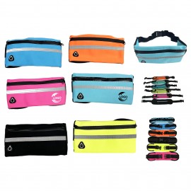 MOQ 100pcs Outdoor Waterproof Close-Fitting Belt Bag With Cup Sleeve Logo Imprinted