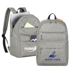Custom Embroidered EcoVenture RPET Heathered 15'' Laptop Backpack