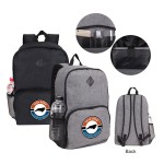 600 Denier Polycanvas Computer Backpack Logo Imprinted