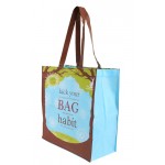 Imported Non Woven Grocery Tote Bag (8" x 5" x 10") Custom Printed