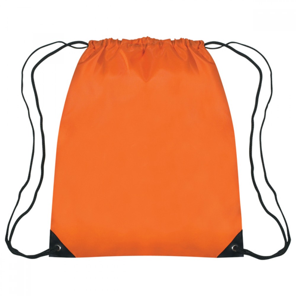 Custom Printed 210D Polyester Drawstring Bags With Triangle Eyelet Custom Printed 210D Polyester Drawstring Bags With Triangle Eyelet