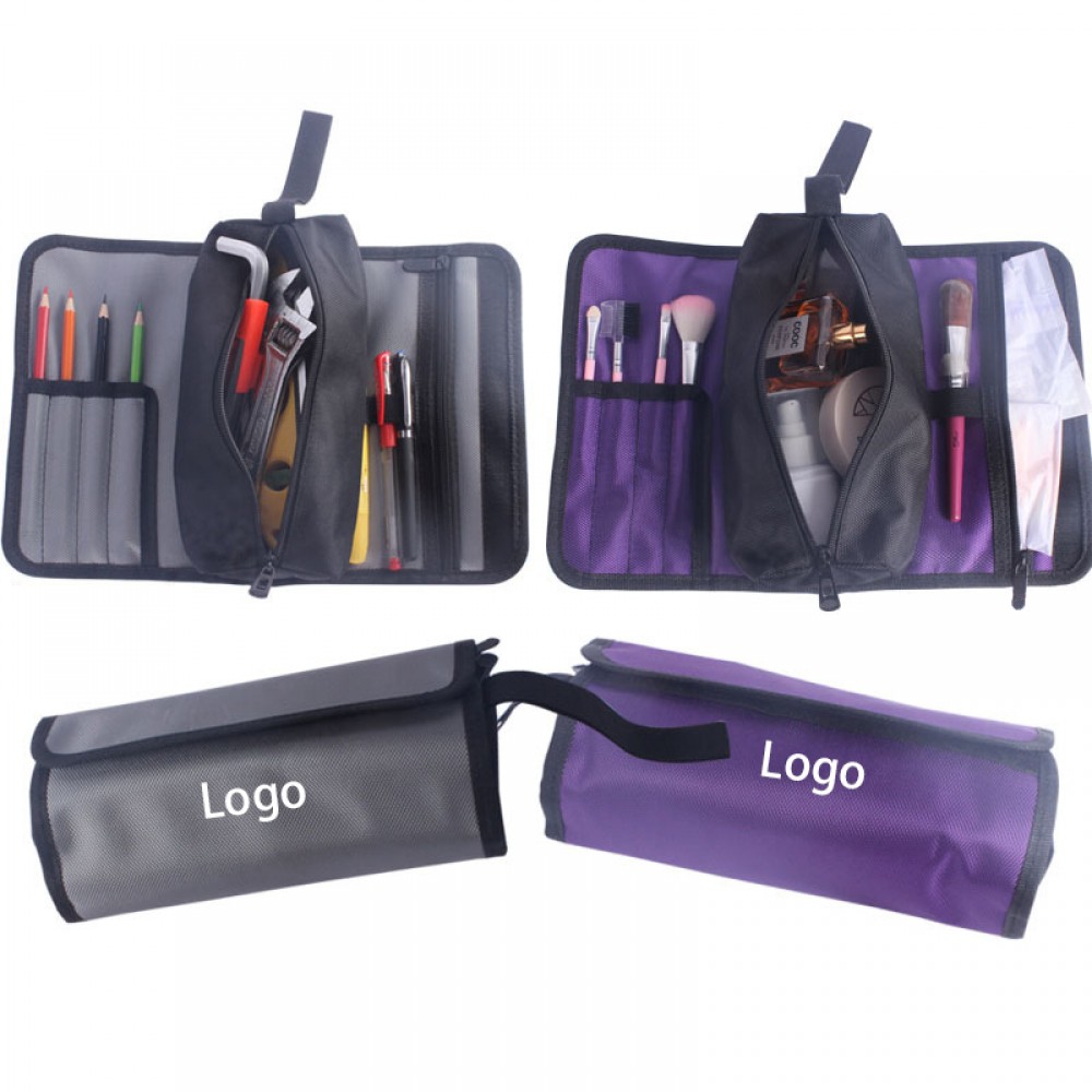 Custom Embroidered Multifunction Tool Roll Bag