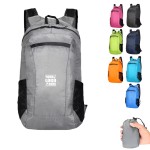 Logo Imprinted Lightweight Foldable Backpack