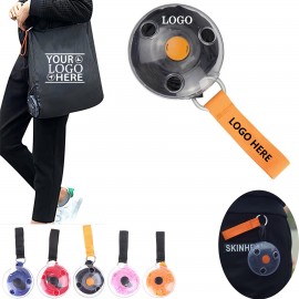 Heavy Duty Foldable Shopping Tote Bag in Plastic Discs with Logo