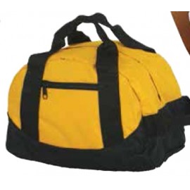 Logo Imprinted 2 Tone Duffle Bag (12"x8"x8")  Logo Imprinted 2 Tone Duffle Bag (12"x8"x8")