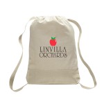 Custom Printed 12 Oz. NATURAL 100% HEAVY CANVAS SPORT BACKPACK