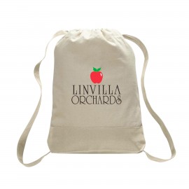 12 Oz. NATURAL 100% HEAVY CANVAS SPORT BACKPACK Custom Embroidered  12 Oz. NATURAL 100% HEAVY CANVAS SPORT BACKPACK Custom Embroidered