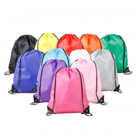 Polyester Drawstring Bag Custom Embroidered  Polyester Drawstring Bag Custom Embroidered