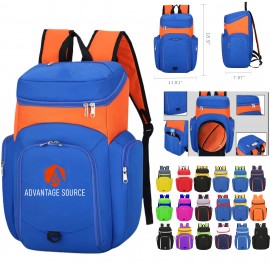 900D Oxford Basketball Sports Backpack Water Resistant Custom Printed  900D Oxford Basketball Sports Backpack Water Resistant Custom Printed