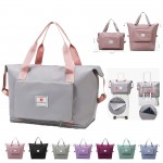 Custom Printed Foldable Travel Duffel Bag Oxford Fabric Large Capacity