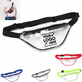 Logo Imprinted Waterproof Clear Fanny Pack  Logo Imprinted Waterproof Clear Fanny Pack