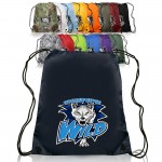Personalized Classic Polyester Drawstring Bags