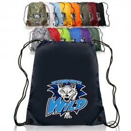 Personalized Classic Polyester Drawstring Bags