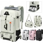 Large Travel Backpack W/ Shoe Compartment Custom Embroidered
