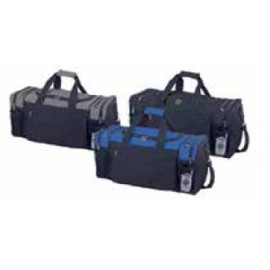 Sports Duffle Bag w/Zipper Pockets Custom Embroidered  Sports Duffle Bag w/Zipper Pockets Custom Embroidered