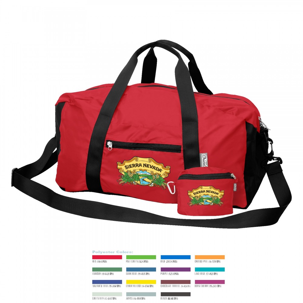 Custom Embroidered ChicoBag Duffel Polyester Reusable Bag