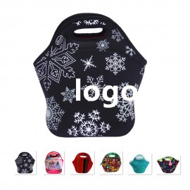 Collapsible Neoprene Lunch Bag Custom Embroidered  Collapsible Neoprene Lunch Bag Custom Embroidered