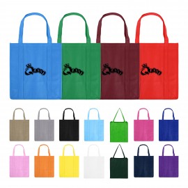 Logo Branded Grocery Tote Bag With Bottom Insert