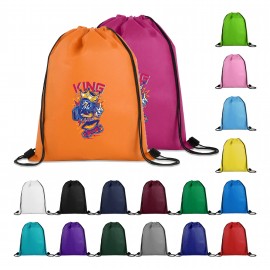 Drawstring Non-Woven Cinch Backpack with Logo  Drawstring Non-Woven Cinch Backpack with Logo