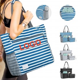 Logo Imprinted Waterproof Beach Bag