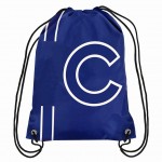 All Over Imprint Drawstring Backpack Custom Printed