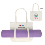 Custom Printed 14 oz. Canvas Yoga Tote Bag